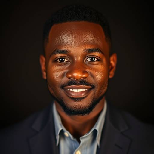 Portrait of Elijah Okello, the Chief Technology Officer of Tumaini Education Initiative