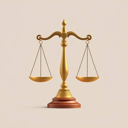 Scale of justice icon symbolizing intellectual property law